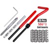 fixinus 30 Piece M6 x 1.0mm Thread Repair Insert Kit,