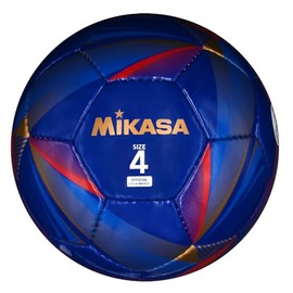 MIKASA FT428D-NB Soccer Ball, No. 4 Ball, Japan Football Association Test Ball (For Elementary School Students), Hand Sewn, Navy, Recommended Internal Pressure: 0.24 - 0.12 lbs (0.610 - 0.810 kgf/cm)