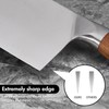 SHI BA ZI ZUO 8-inch Professional Cleaver - Stainless Steel