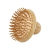 Hand-held Bamboo Massage Comb Round Wooden Scalp Massager Wooden Hair