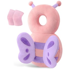 KOMUNJ Baby Head Protection Pillow Head Protection Backpack, with Baby Knee Pads, Protection Safety Pads for Baby Learning Walking Crawling