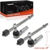 A-Premium Set of 4, Front Inner and Outer Tie Rod