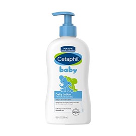 Cetaphil Baby Daily Lotion with Organic Calendula, Sweet Almond Oil and Sunflower Oil, Pump Bottle