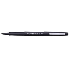 Paper Mate Flair Original Fibre-Tip Pen Black - Pack of 5