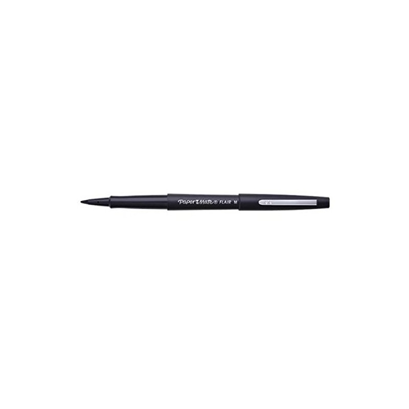 Paper Mate Flair Original Fibre-Tip Pen Black - Pack of