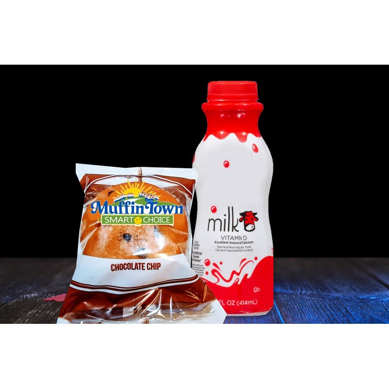 Muffin Town Grab & Go Bakery Wholegrain Chocolate Chip Muffins