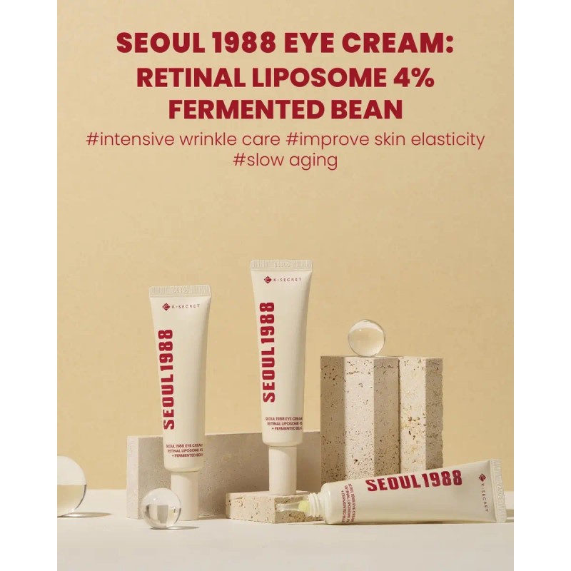 2pcs Ksecret Seúl 1988 Crema De Ojos Antiedad 4% Retinal30ml