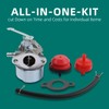 AUTOKAY 38170 640086A Carburetor Fits for Tecumseh 3HP 2 Cycle