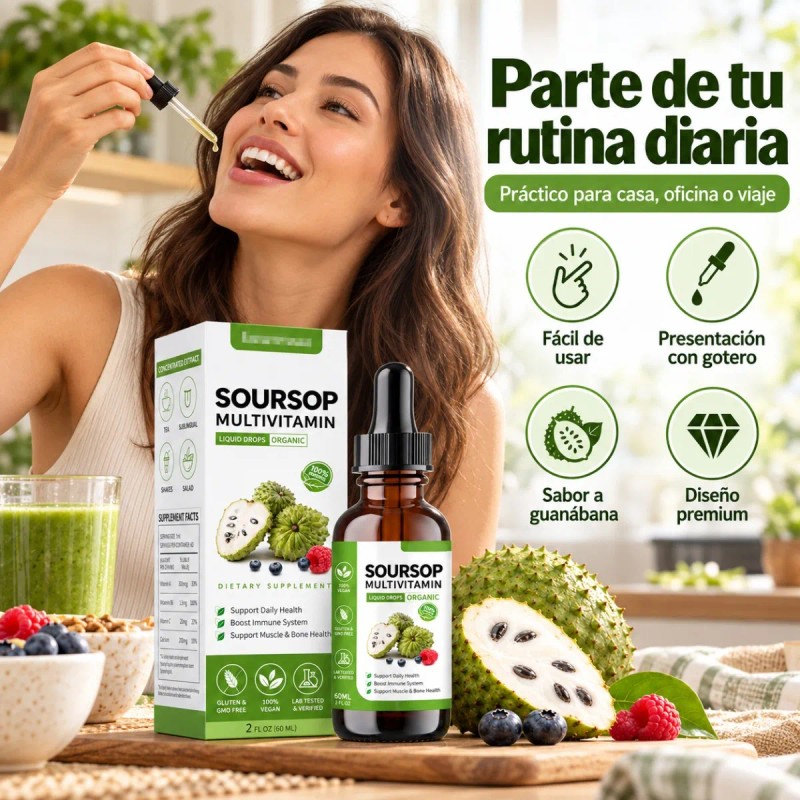 Soursop Daily Nutrition Organic Drops