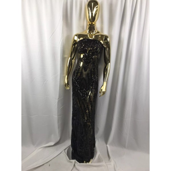 NEW CREATIONS FABRIC AND FOAM INC BLACK 4 WAY STRETCH