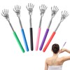 Pack of 6 Back Scratchers, Expandable Telescopic Back Scratcher, Stainless