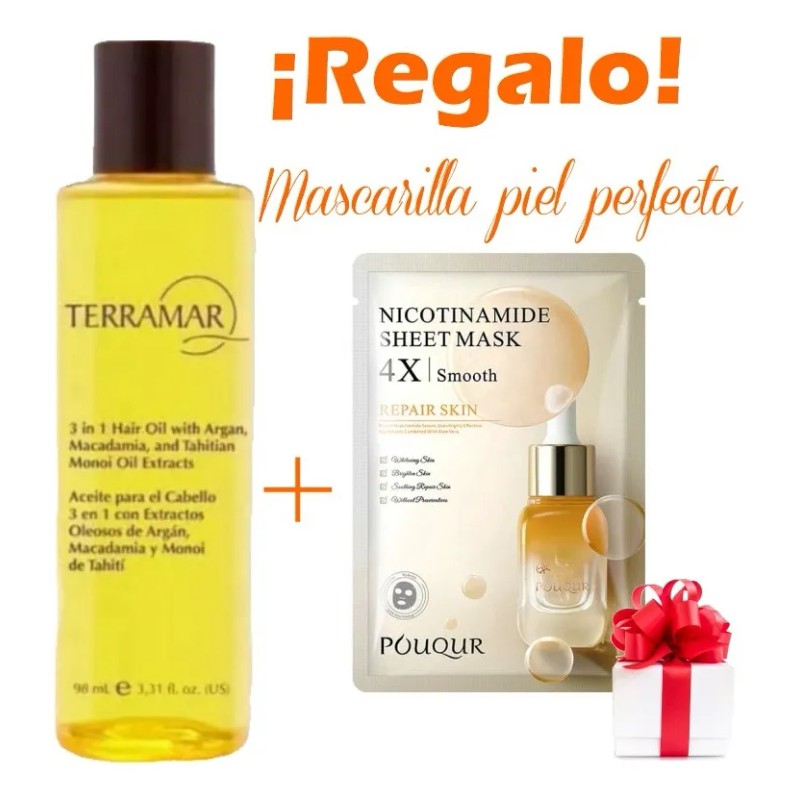 Aceite Para El Cabello 3 En 1 Terramar 98ml +