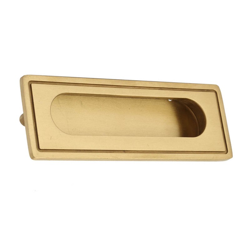 Brass Recessed Furniture Handle Kitchen Cupboard Cabinet Wardrobe Drawer Pulls