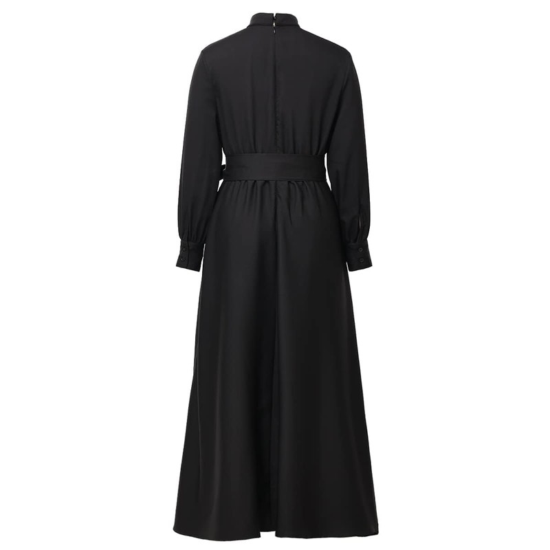 CAMDOM Church Clergy Dress for Women Long Sleeve A Line