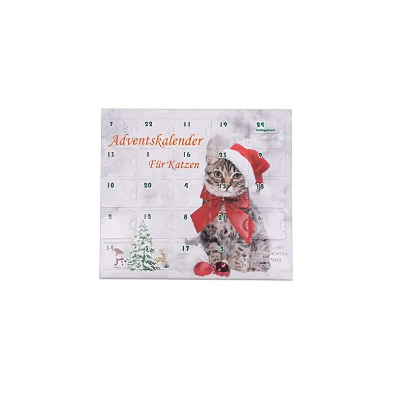 Adventskalender gefüllt mit Katzenspielzeug