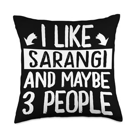 Check out my Sarangi Shirts I Like Sarangi and Maybe 3 People Music Throw Pillow, 18x18, Multicolor