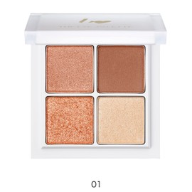 b idol THE Eye Pare R 01 Favorite Brown, 0.3 oz (8 g), Eye Shadow, 3-Dimensional, Highlighter, Brown, Basic