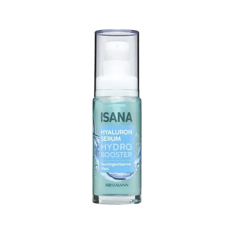 ISANA Hydro Booster Hyaluron Serum für die feuchtigkeitsarme Haut 30ml