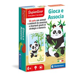 Clementoni 16308 Sapientino Associa – Animals – Educational Game 3 Years – Made in Italy, Multicoloured