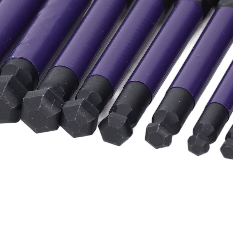 13PCS Set Hex Ball Bit Set 1/4 S2 Alloy Steel