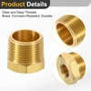 sourcing map 1Pcs 3/4 BSPT Male x 1/4 NPT Female
