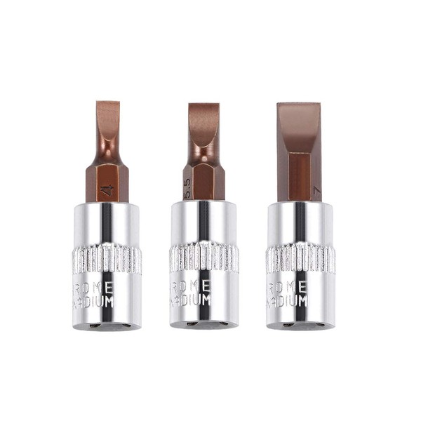 uxcell 1/4" Drive x FD4 - FD7 Slotted Bit Socket