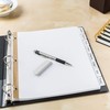 Avery 8-Tab Binder Dividers, Write & Erase White Big Tabs,