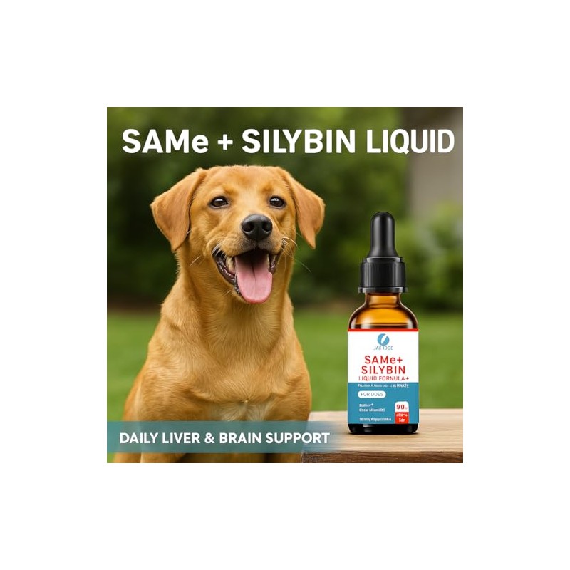 SAMEe for Dogs 500mg Liquid Drops with Silybin – Bacon