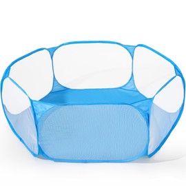 Heopeis Kids Ball Pit, Blue Large Pop Up Toddler Ball Pits 47inches Play Tent for Toddlers Girls Boys for Indoor&Outdoor Play Tent with Carry Tote, Balls Not Included (Blue)