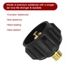 MENSI Propane Gas Cylinder QCC Type Adapter with 1/4" Male