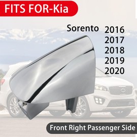 Zikerluder Exterior Door Handle Cover Cap Front Right Passenger Side Compatible with Kia Sorento 2016 2017 2018 2019 2020 82662-C5030