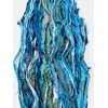 Maker's Craft Recycled Fuzzy Fringes Sari Silk Ribbon Yarn 35yards,