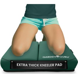 Garden Guru Extra Thick Gardening Kneeling Kneeler Pad – Ultra Soft Foam Cushion Padding for Knee – Water Resistant - Garden Kneeler Mat for Yard Work, Cleaning, Household Chores, Roofing, and More