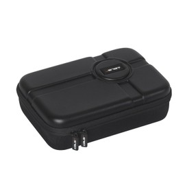 JSVER PU Leather Hard Shell Carrying Case for GoPro Hero13/12/11/10/9/8/7, AKASO EK7000 / Brave 4 4K / Brave 7 LE/Brave 8 / V50X and Insta360