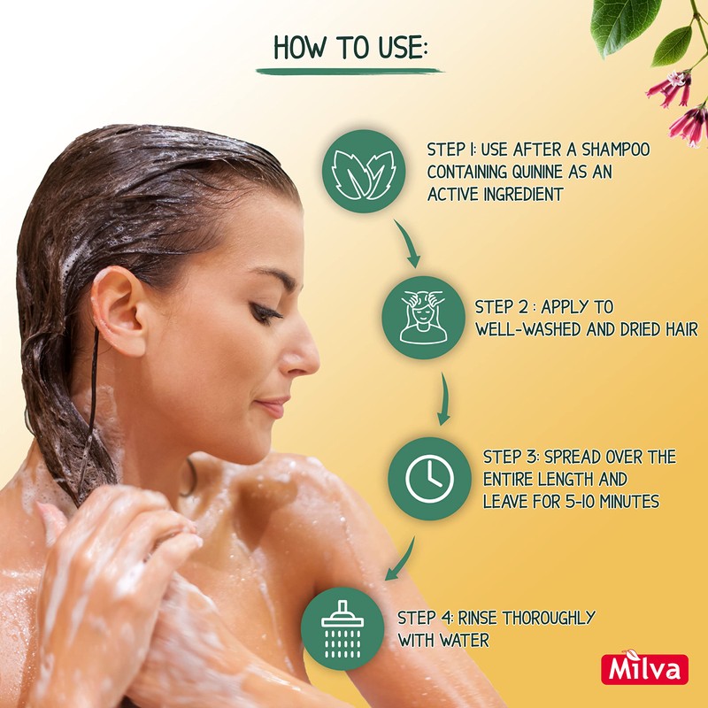 Strong Hair Conditioner Extends the Action of Milva Chinin Shampoo
