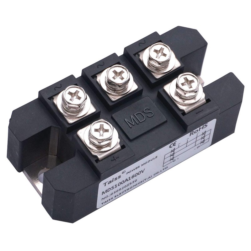 Taiss Bridge Rectifier 100A 1600V 5 Terminals 3 Phase Diode