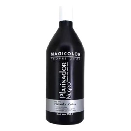 Shampoo Negro Matizador Cabello Gris Plata Gray Platina 1 Lt