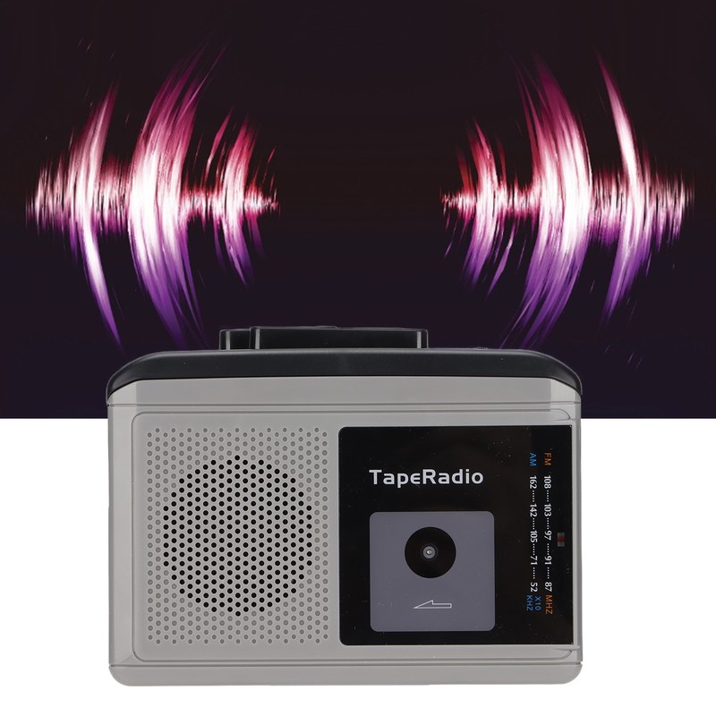 Cassette Player Portable AM/FM Radio Tape Player for Radio Programs