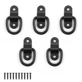 Lashing Eyelets for Trailers, PARFCO Pack of 5 Lashing Eyelets, Lashing Brackets, Load Securing with Tapping Screws, Lashing Eyelets for Frame Hooks, Trailers, Standing Trucks