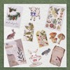 Carreuty 290pcs Aesthetic Scrapbooking Stickers Paper Pack, DIY Decorative Paper