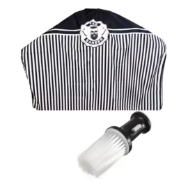 MC8 Kit Navidad Capa De Corte Grande + Bledo Barberia Profesiona