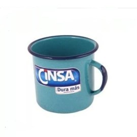 Cinsa Pocillo Azul Turqueza Peltre Con Capacidad De 3.8 Litros