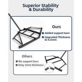 KYBOLT 72" Wide Driveway Drag with [ 2 Adjustable Bars ], Heavy Duty Steel Driveway Drag Grader Harrow for ATV, UTV, Garden Lawn Tractors, Utility Tractors