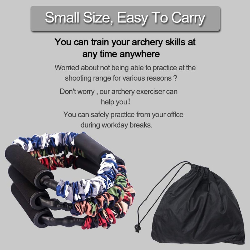 KIKIGOAL Archery Band Archery Exerciser Bow Trainer Strength Training for