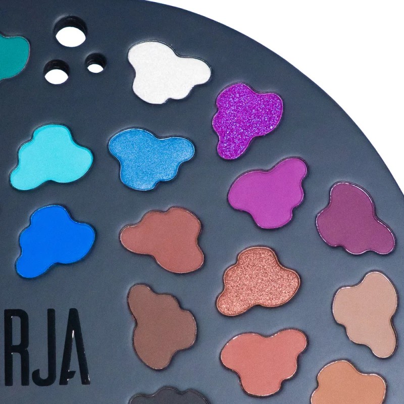 Godette By Ferja |paleta De Sombras 25 Colores Profesionales Negro