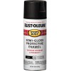 Rust-Oleum 7798830 Stops Rust Spray Paint, 12 oz, Semi-Gloss Black