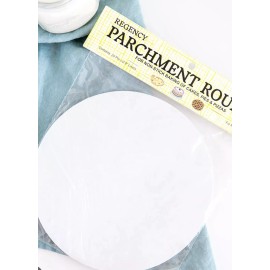 Regency Parchment Rounds  9", 8" And Tube 8"-9" White Set of 24 NEW