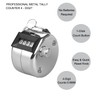 Metal Tally Counter Clicker Counter Handheld Pitch Counter, Manual Mechanical