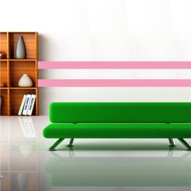 Borders Unlimited Bubblegum Pink Simple Stripe