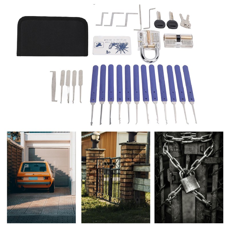 Rustproof Lock Set Stainless Steel Hanging Lock with Keys Outdoor